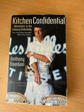 Kitchen Confidential Softcover Book - White
